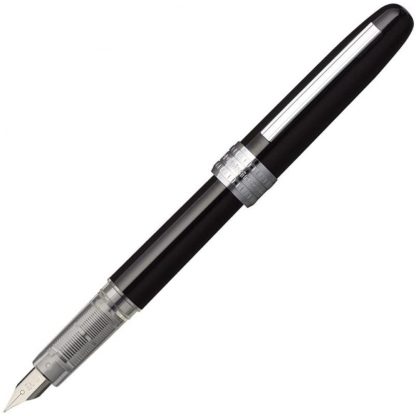 Platinum Plaisir Fountain pen Medium tip 0.5mm : Black - Image 2