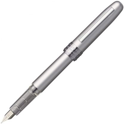 Platinum Plaisir Fountain pen Medium tip 0.5mm : Ice White - Image 2