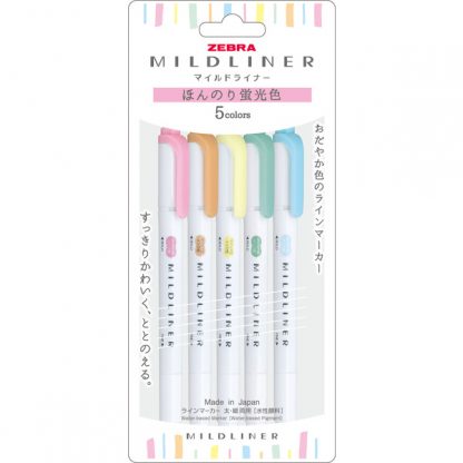 Zebra Mildliner highlighter 35 marker set (New package) - Image 2