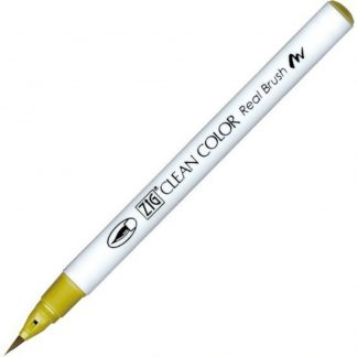 ZIG Kuretake Clean Colour Real Brush Pen 057  Dark Yellow