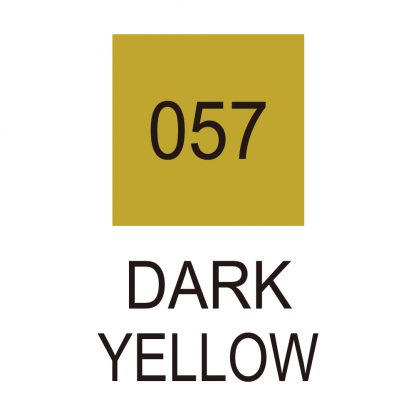 ZIG Kuretake Clean Colour Real Brush Pen 057  Dark Yellow - Image 2