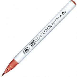 ZIG Kuretake Clean Colour Real Brush Pen  208  Deep Vermillion