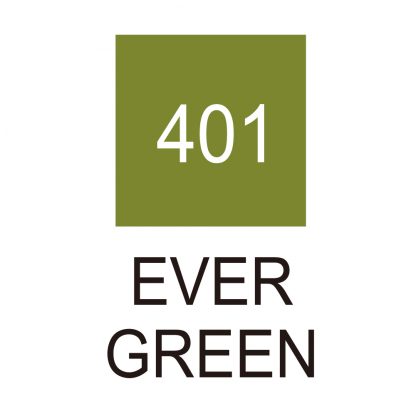 ZIG Kuretake Clean Colour Real Brush Pen 401  Ever Green - Image 2