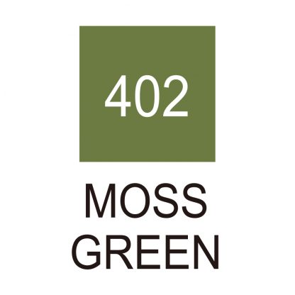 ZIG Kuretake Clean Colour Real Brush Pen 402  Moss Green - Image 2