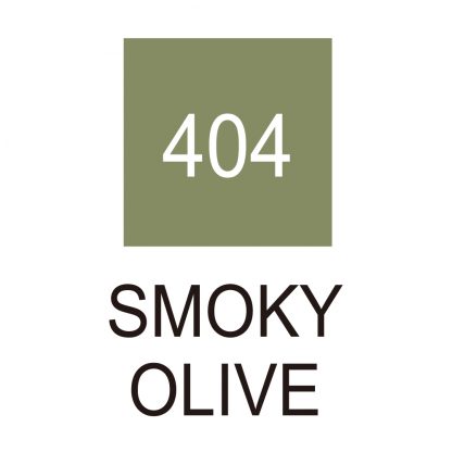 ZIG Kuretake Clean Colour Real Brush 404  Smoky Olive - Image 2