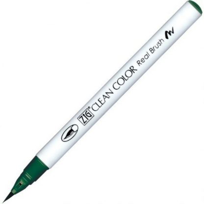 ZIG Kuretake Clean Colour Real Brush Pen 405  Dark Green