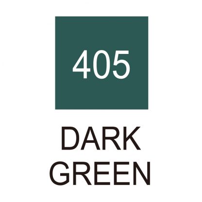 ZIG Kuretake Clean Colour Real Brush Pen 405  Dark Green - Image 2