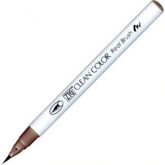 ZIG Kuretake Clean Colour Real Brush Pen 603  Mocha Brown