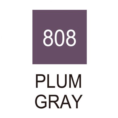 ZIG Kuretake Clean Colour Real Brush Pen 808  Plum Gray - Image 2