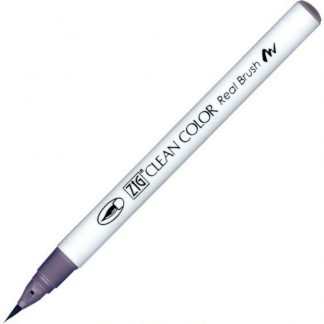 ZIG Kuretake Clean Colour Real Brush Pen 809  Purplish Gray