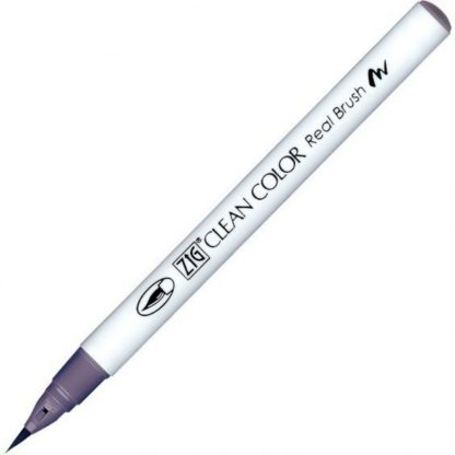 ZIG Kuretake Clean Colour Real Brush Pen 809  Purplish Gray