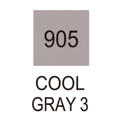 ZIG Kuretake Clean Colour Real Brush Pen 905  Cool Gray 3 - Image 2