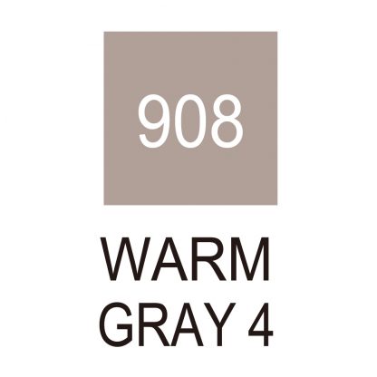 ZIG Kuretake Clean Colour Real Brush Pen 908  Warm Gray 4 - Image 2