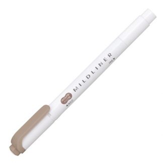 Zebra Mildliner Marker pen : Mild Brown