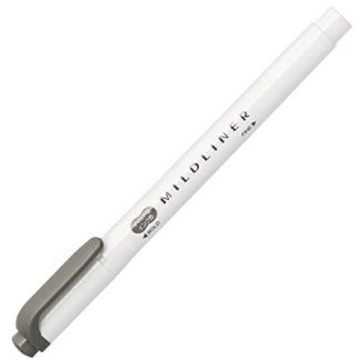 Zebra Mildliner Marker pen : Mild Dark Gray