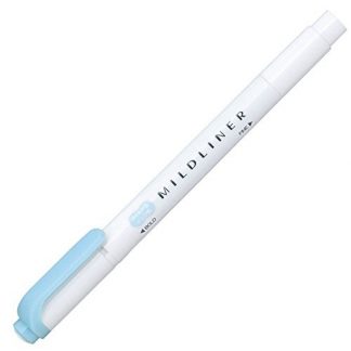 Zebra Mildliner Marker pen : Mild Blue