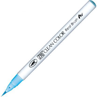 ZIG Kuretake Clean Colour Real Brush Pen 308  Azure Blue