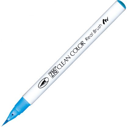 ZIG Kuretake Clean Colour Real Brush Pen 309  Sky Blue