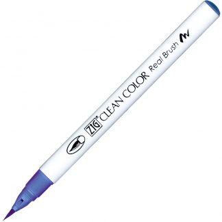 ZIG Kuretake Clean Colour Real Brush Pen 316  Iris Blue