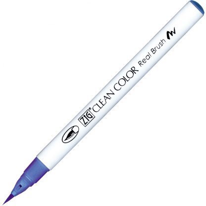 ZIG Kuretake Clean Colour Real Brush Pen 316  Iris Blue