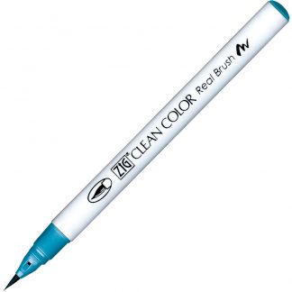 ZIG Kuretake Clean Colour Real Brush Pen 318  Duck Blue