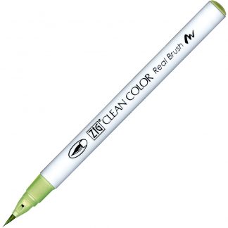 ZIG Kuretake Clean Colour Real Brush Pen 407  Grass Green