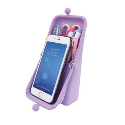 Kutsuwa airpita! Standing Pen case : Purple - Image 2
