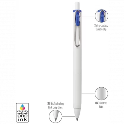Uniball One Ballpoint pen 0.38mm 8 colour set - Image 4