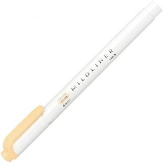 Zebra Mildliner Marker pen : Mild Honey Orange