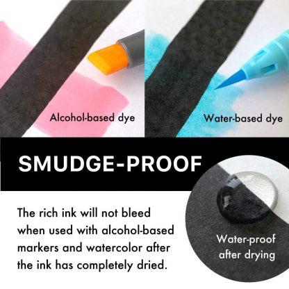 ZIG Kuretake SUPER BLACK INK 60ml (Cartoonist series) - Image 2