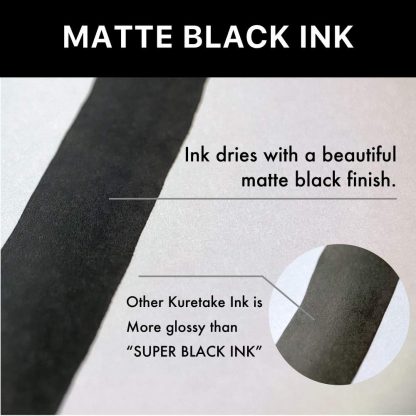 ZIG Kuretake SUPER BLACK INK 60ml (Cartoonist series) - Image 4