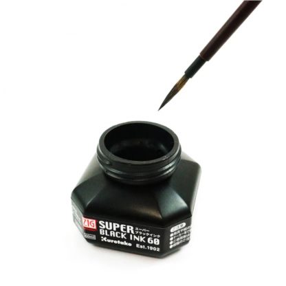 ZIG Kuretake SUPER BLACK INK 60ml (Cartoonist series) - Image 6