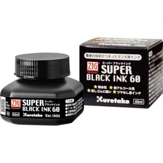 ZIG Kuretake SUPER BLACK INK 60ml (Cartoonist series)