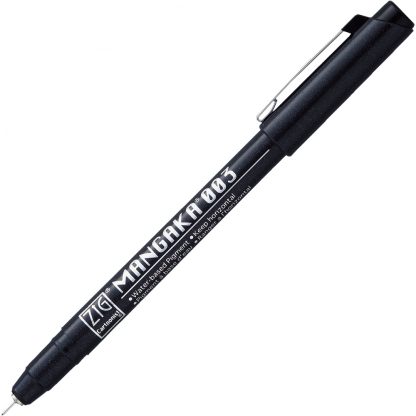 ZIG CARTOONIST MANGAKA BLACK Assortment Set (8/pk) - Image 3