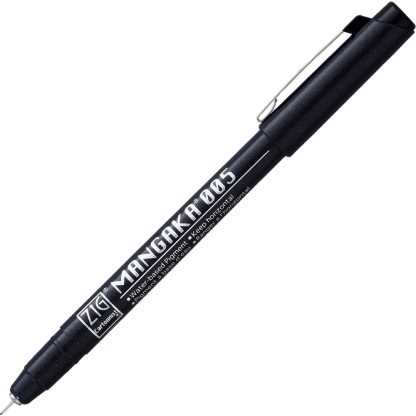 ZIG CARTOONIST MANGAKA BLACK Assortment Set (8/pk) - Image 4