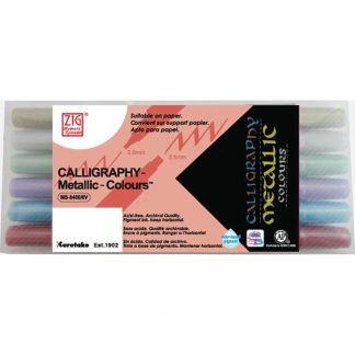 ZIG MEMORY SYSTEM CALLIGRAPHY Metallic Colours 6 colors set