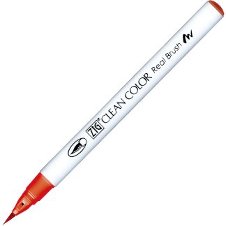 ZIG Kuretake Clean Colour Real Brush Pen 209 Cadmium Red