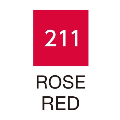 ZIG Kuretake Clean Colour Real Brush Pen 211 Rose Red - Image 2