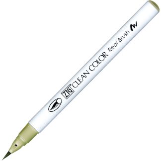 ZIG Kuretake Clean Colour Real Brush Pen 421 Light Moss Green
