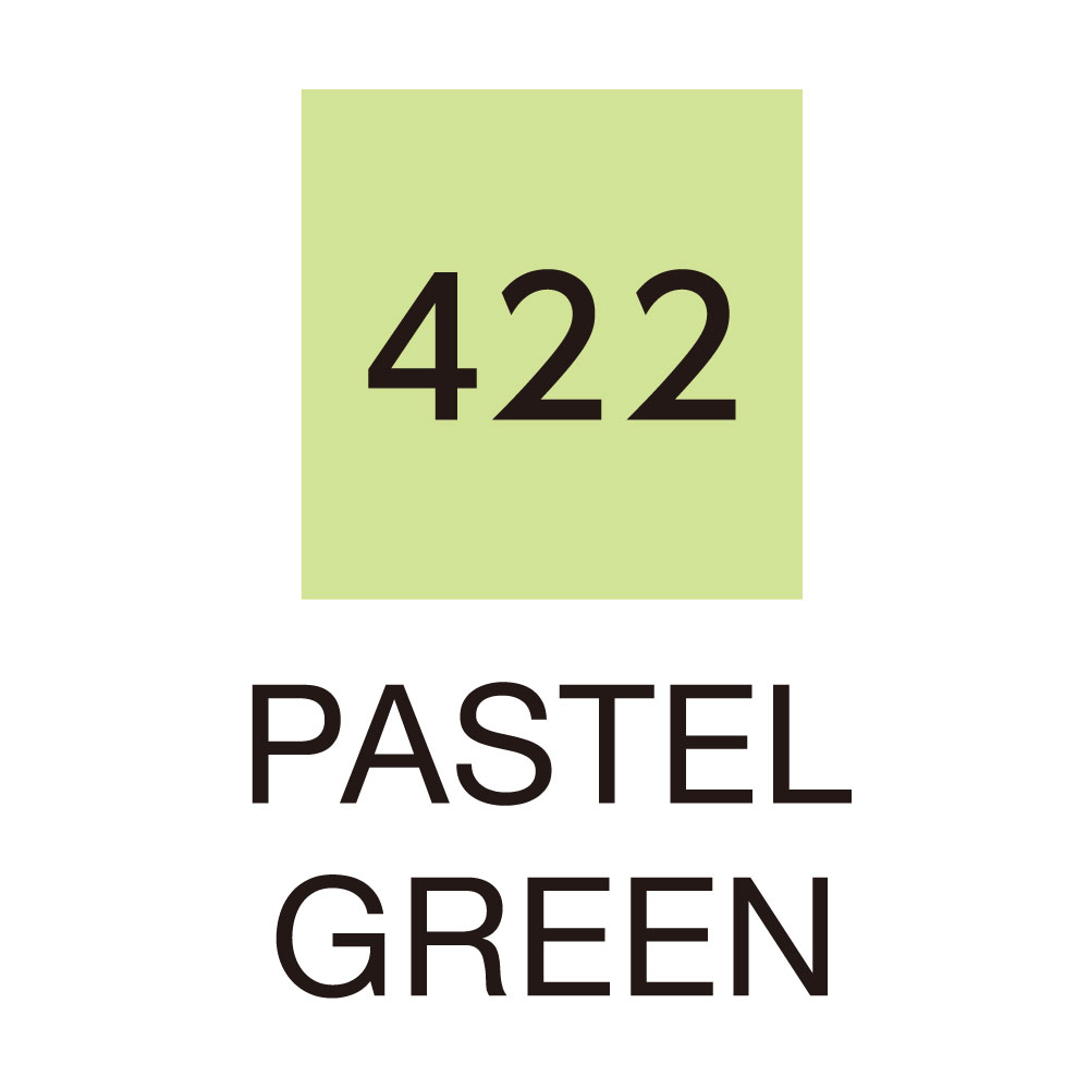 ZIG Kuretake Clean Colour Real Brush Pen 422 Pastel Green - Image 2