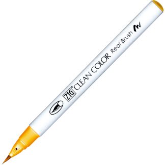 ZIG Kuretake Clean Colour Real Brush Pen 504 Cadmium Yellow