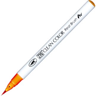 ZIG Kuretake Clean Colour Real Brush Pen 702 Mandarin Orange