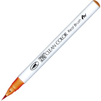 ZIG Kuretake Clean Colour Real Brush Pen 703 Cadmium Orange