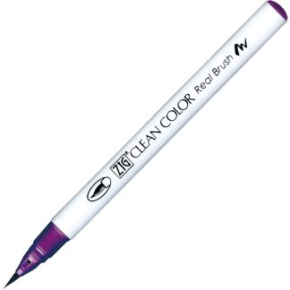 ZIG Kuretake Clean Colour Real Brush Pen 814 Dark Violet