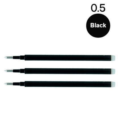 Pilot Frixion Ball series single colour pen refill ink : Black 0.5mm - Image 2