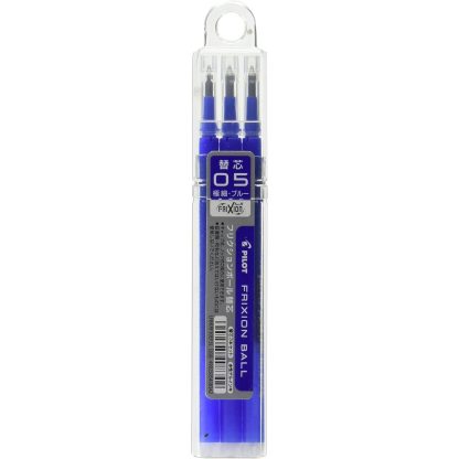 Pilot Frixion Ball series single colour pen refill ink : Blue 0.5mm