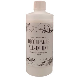 Decoupager (Mod Podge alt.) All-in-one Glue Sealant and Finish : Matte 500ml