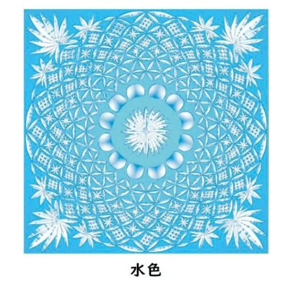 Kakuwa Olyester Transparent Origami paper :Kiriko Glass design (20/pk) - Image 11