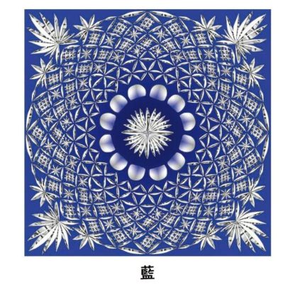 Kakuwa Olyester Transparent Origami paper :Kiriko Glass design (20/pk) - Image 6