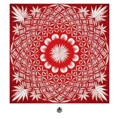 Kakuwa Olyester Transparent Origami paper :Kiriko Glass design (20/pk) - Image 7